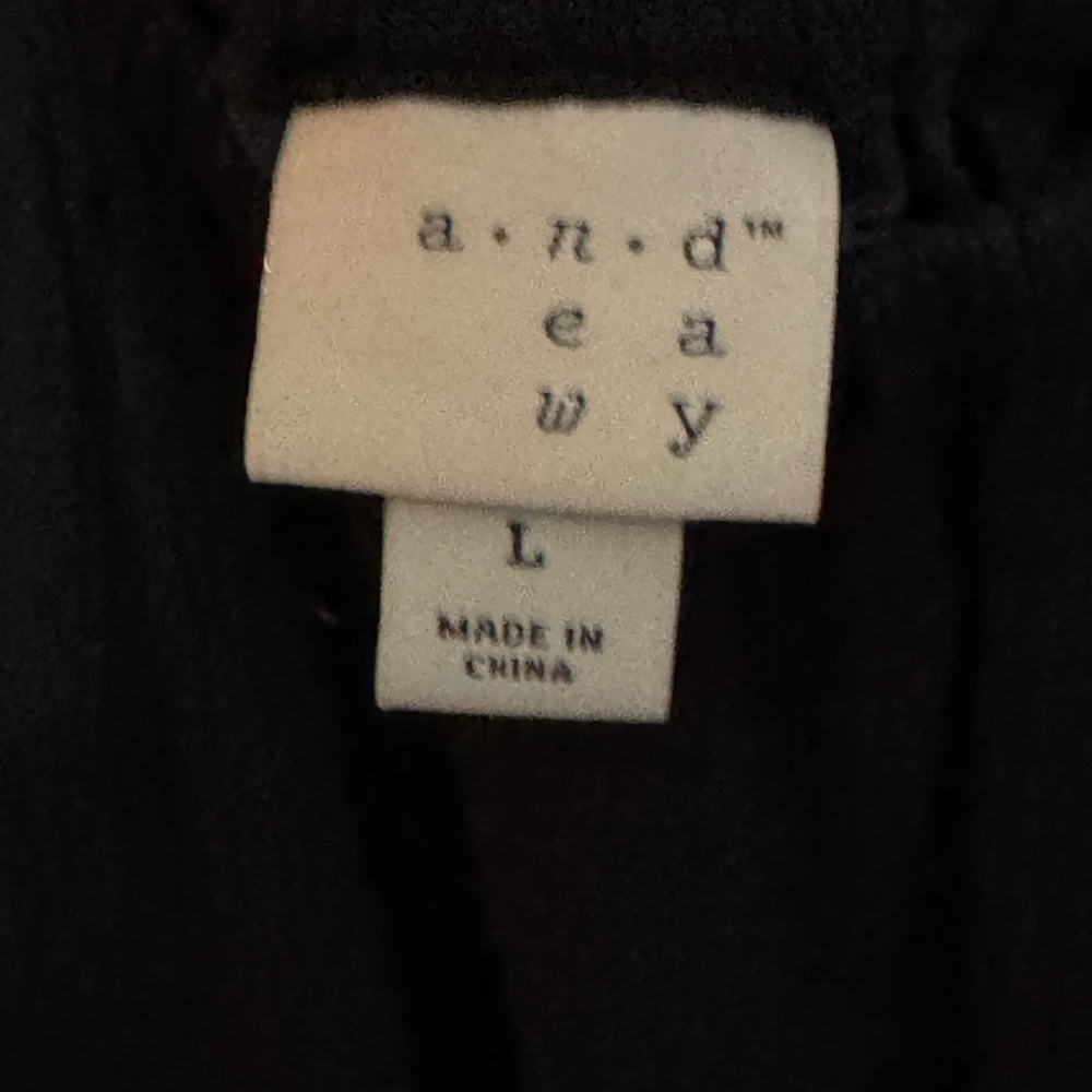 a new day Black Asymmetrical Skirt